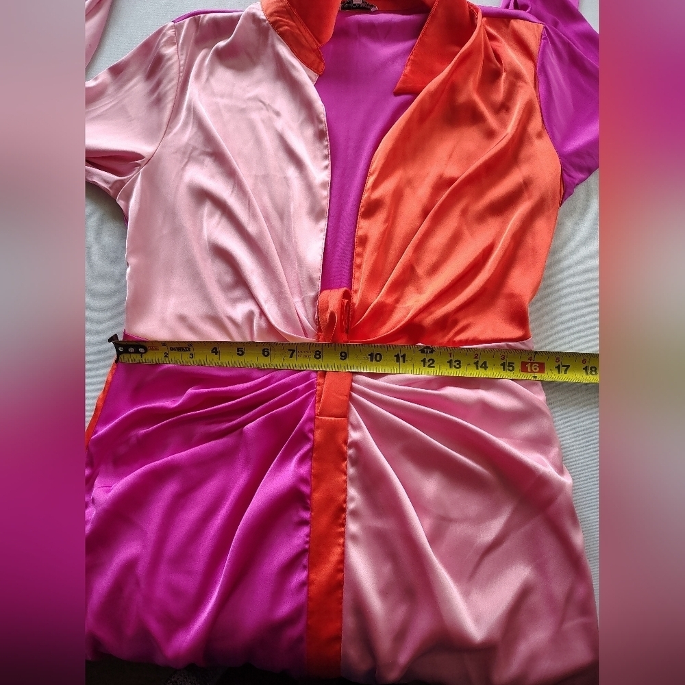 Fashion Nova Bold Red and Pink Apparel Size XL - Picture 4 of 9